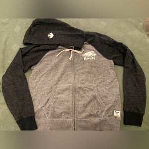 Ladies Roots Zip-Up Hoodie Size Large